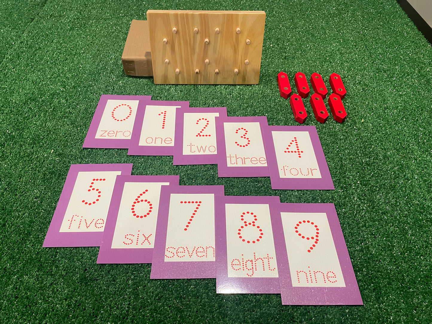 Dots and Digits Number Board